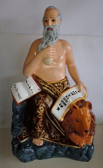 São Jerônimo Imagem São Gerônimo Xangô Santo Grande 55cm