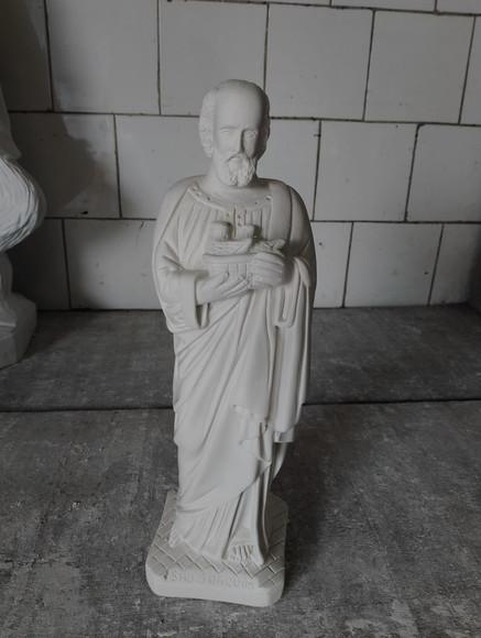 São Joaquim Imagem em Gesso Cru São Joaquim Escultura C/30cm