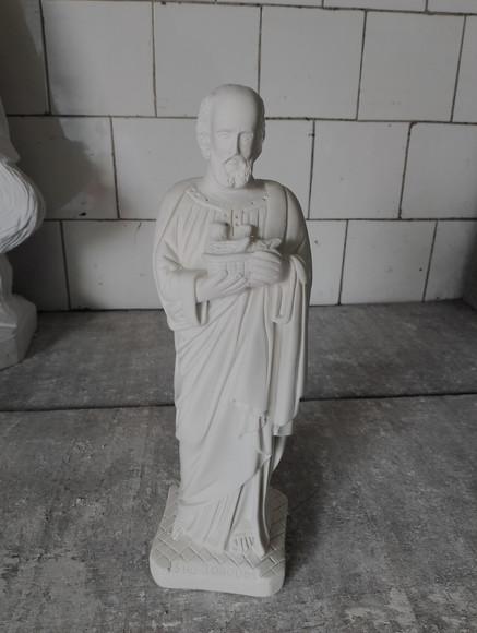 São Joaquim Imagem em Gesso Cru São Joaquim Escultura C/30cm