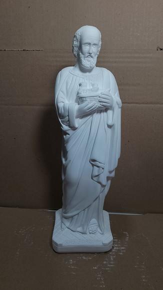São Joaquim Imagem São Joaquim Escultura em Gesso Cru 32cm