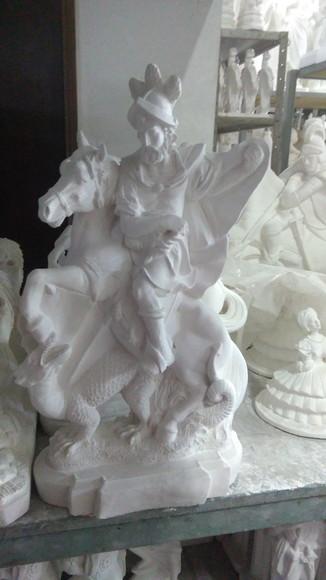 São Jorge Imagem Modelo Barroco ou Tradicional Grande 60cm
