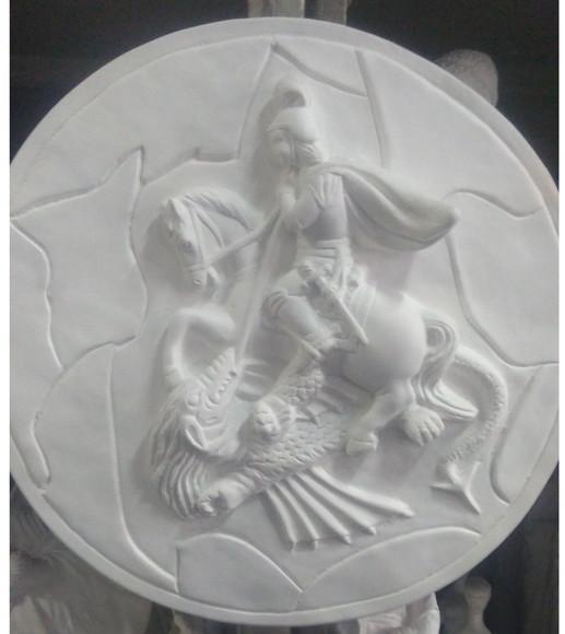 São Jorge Imagem Mandala Placa de Parede São Jorge Guerreiro