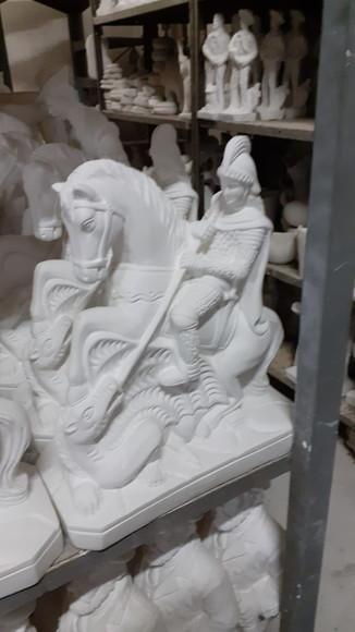 São Jorge Imagem Santo São Jorge Guerreiro 34cm