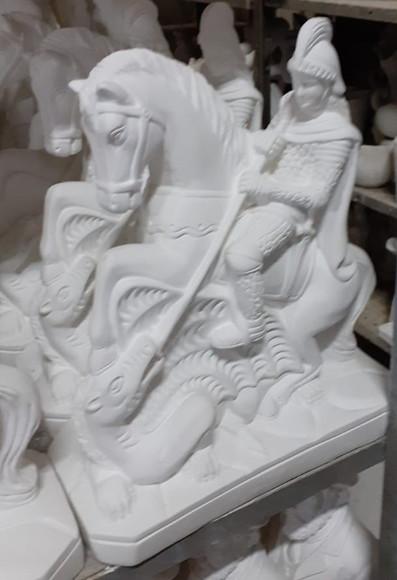 São Jorge Imagem Santo São Jorge Guerreiro 34cm