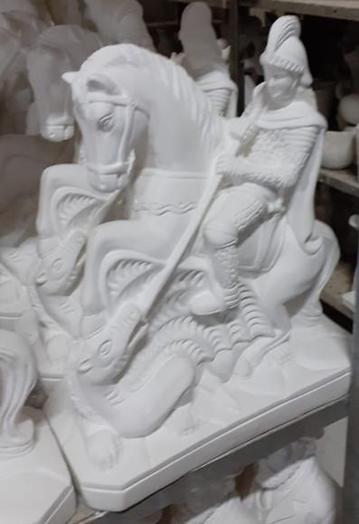 São Jorge Imagem Santo São Jorge Guerreiro 34cm