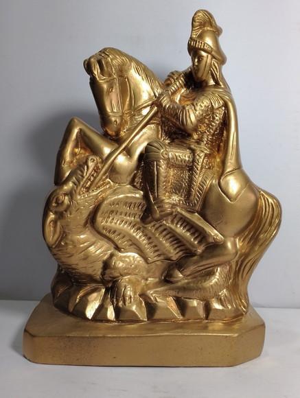 São Jorge Imagem São Jorge Guerreiro Escultura Ogum Santo
