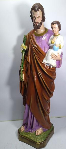 São José Imagem Santo São José com Pintura Especial