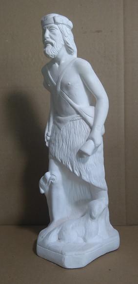 São Lazaro Imagem Santo São Lazaro em Gesso Cru
