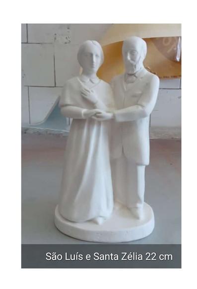 São Luís Santa Zélia Imagem São Luis com Santa Zelia