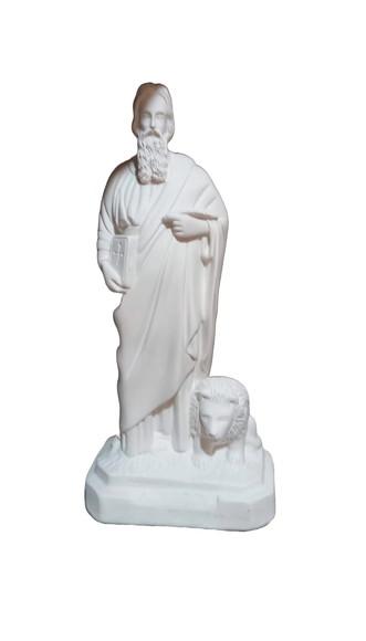 São Marcos Imagem Santo São Marcos com 30cm Gesso Cru