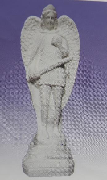 São Miguel Arcanjo Imagem Anjo São Miguel em Gesso Cru