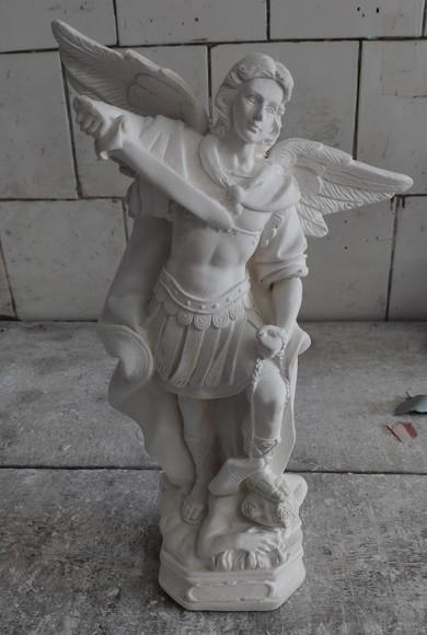São Miguel Imagem São Miguel Arcanjo Escultura Nova Gesso