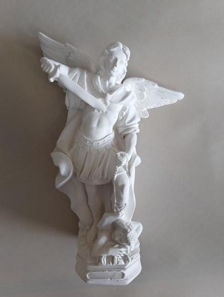 São Miguel Imagem São Miguel Arcanjo Escultura Nova Gesso