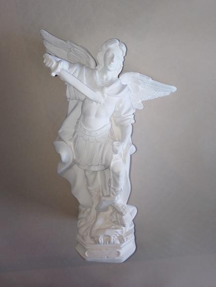 São Miguel Imagem São Miguel Arcanjo Escultura Nova Gesso