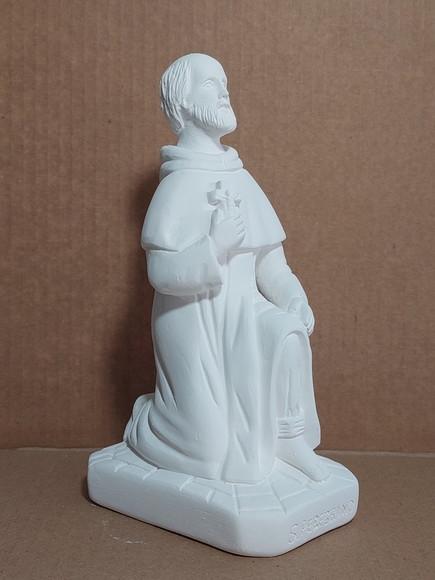 São Peregrino Imagem do Santo São Pelegrino Escultura Gesso