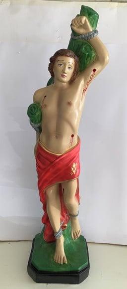 São Sebastião Imagem Santo São Sebastiao Grande com 70cm