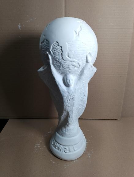 Taça da Copa do Mundo Gesso Cru