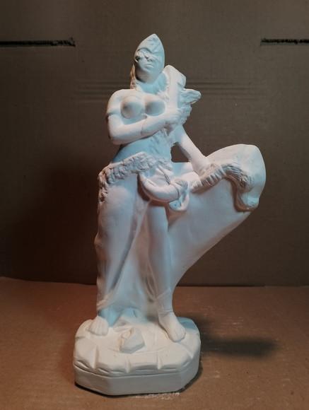 Yansã Imagem Yansa Orixá do Candomblé Escultura Modelo Novo