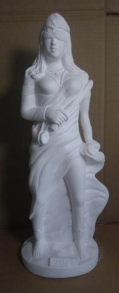 Yansã Orixá do Candomblé Imagem Iansã em Gesso Cru