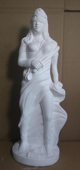Yansã Orixá do Candomblé Imagem Iansã em Gesso Cru