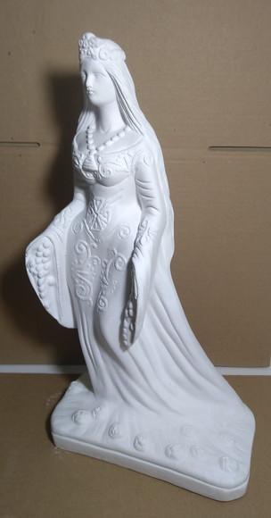 Yemanjá Imagem Iemanjá em Gesso Cru 40cm