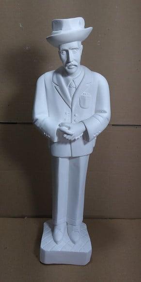 Zé Pelintra Imagem Seu Zé Malandro Tradicional em Gesso Cru