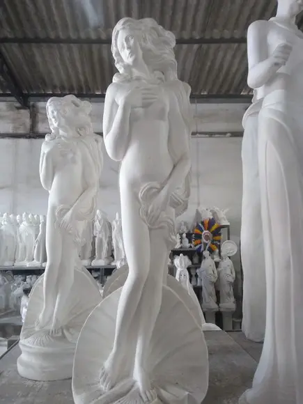 Afrodite Imagem Deusa Vénus Mãe Dagua Grande Gesso Cru