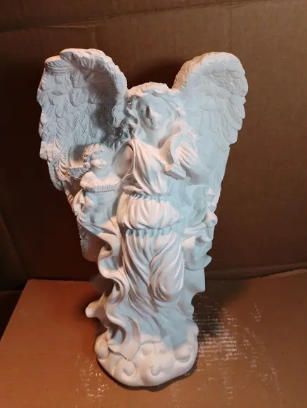 Anjo com Arpa Imagem Anjo com Arpa e Criança