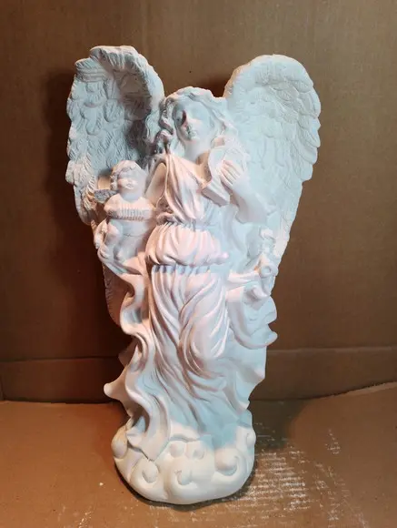 Anjo com Arpa Imagem Anjo com Arpa e Criança