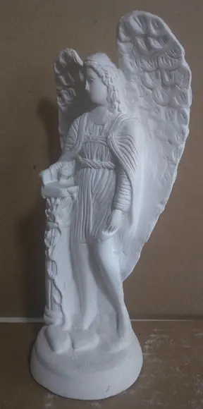 Anjo Haniel Imagem Anjo Haniel em Gesso Cru