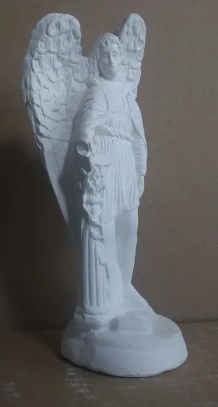 Anjo Haniel Imagem Anjo Haniel em Gesso Cru