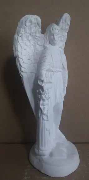 Anjo Haniel Imagem Anjo Haniel em Gesso Cru
