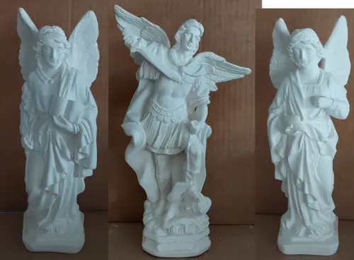 Arcanjos São Miguel São Rafael São Gabriel Kit com 3 Anjos
