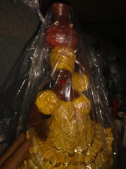 Baiana com Jarro Imagem Baiana com Saia Rodada e Jarro 40cm
