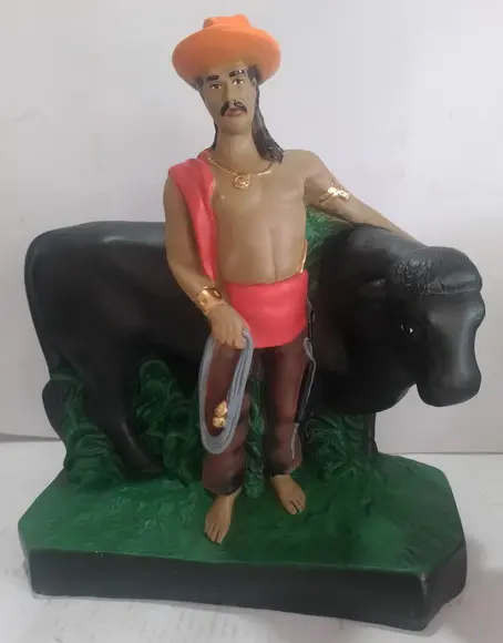 Baiano Boiadeiro com Boi Imagem Vaqueiro Pai Baiano Peão