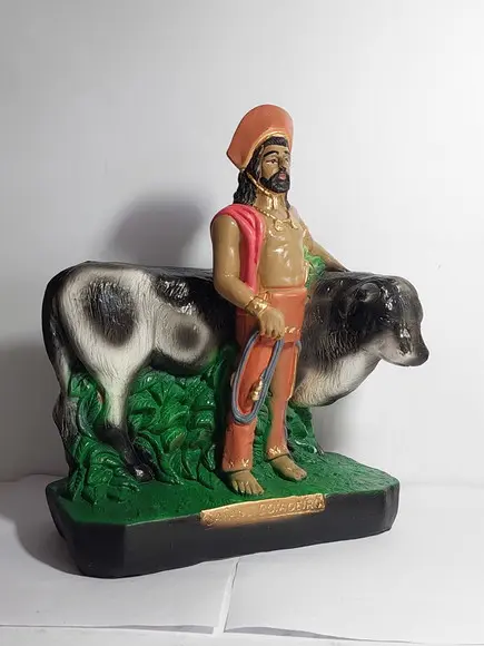 Baiano Boiadeiro Imagem Pai Boiadeiro com Boi Vaqueiro Laço