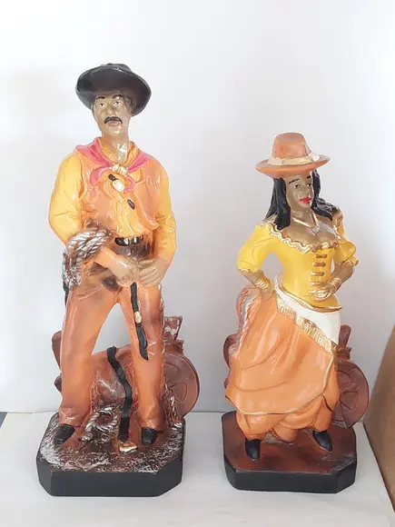 Baiano Boiadeiro Zé do Laço Baiana Vaqueira Casal Boiadeiros
