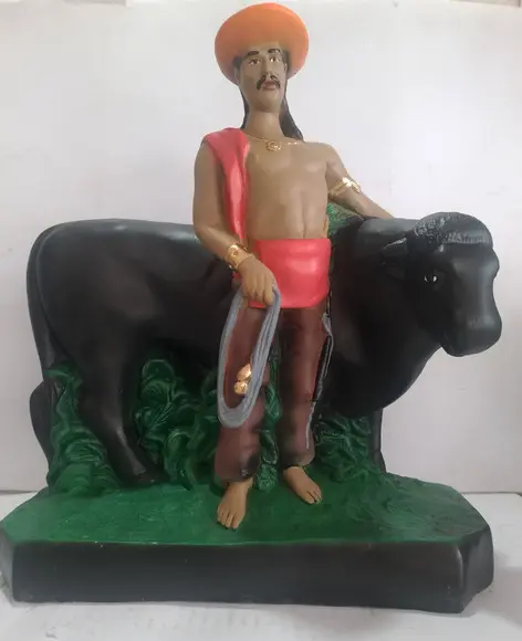 Baiano Boiadeiro com Boi Imagem Vaqueiro Pai Baiano Peão