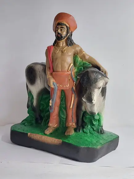Baiano Boiadeiro Imagem Pai Boiadeiro com Boi Vaqueiro Laço