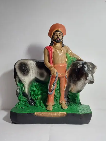 Baiano Boiadeiro Imagem Pai Boiadeiro com Boi Vaqueiro Laço
