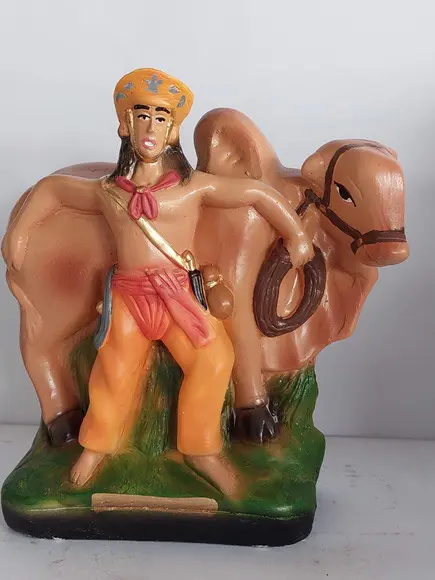 Boiadeiro com Boi Imagem Baiano Boiadeiro com Boi