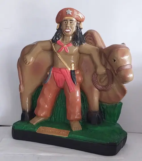 Boiadeiro com Boi Imagem Baiano Boiadeiro com Laço no Boi