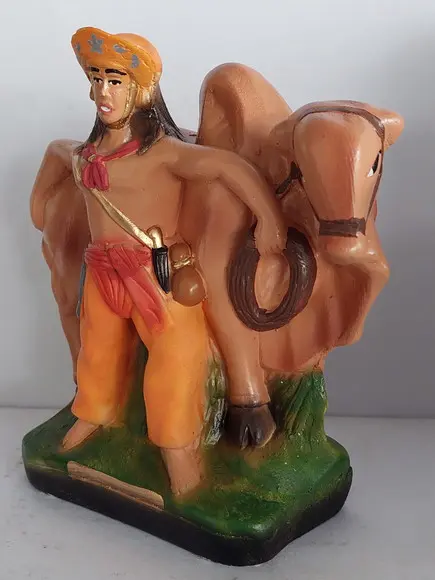 Boiadeiro com Boi Imagem Baiano Boiadeiro com Boi