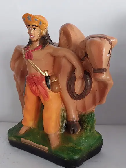 Boiadeiro com Boi Imagem Baiano Boiadeiro com Boi