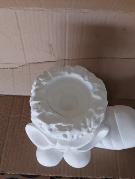 Bota de Natal Escultura Bota Decorada de Natal c/ Porta Vela