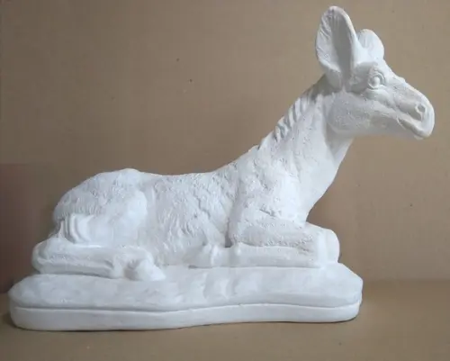 Burro do Presépio Grande para Pintar em Gesso