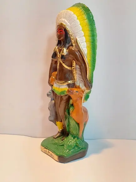 Cabocla Potira Imagem Pochira Caçadora Índia Menina 45cm