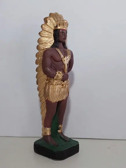 Caboclo Flecha Dourada Imagem Cacique Xamã Flexa Dourada