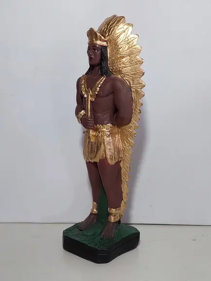 Caboclo Flecha Dourada Imagem Cacique Xamã Flexa Dourada