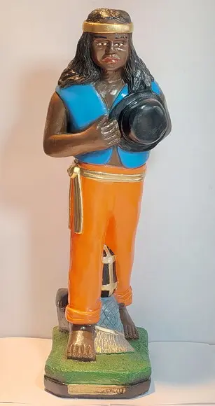 Caboclo Gentil Imagem Caboclo Gentil Índio Grande 43cm